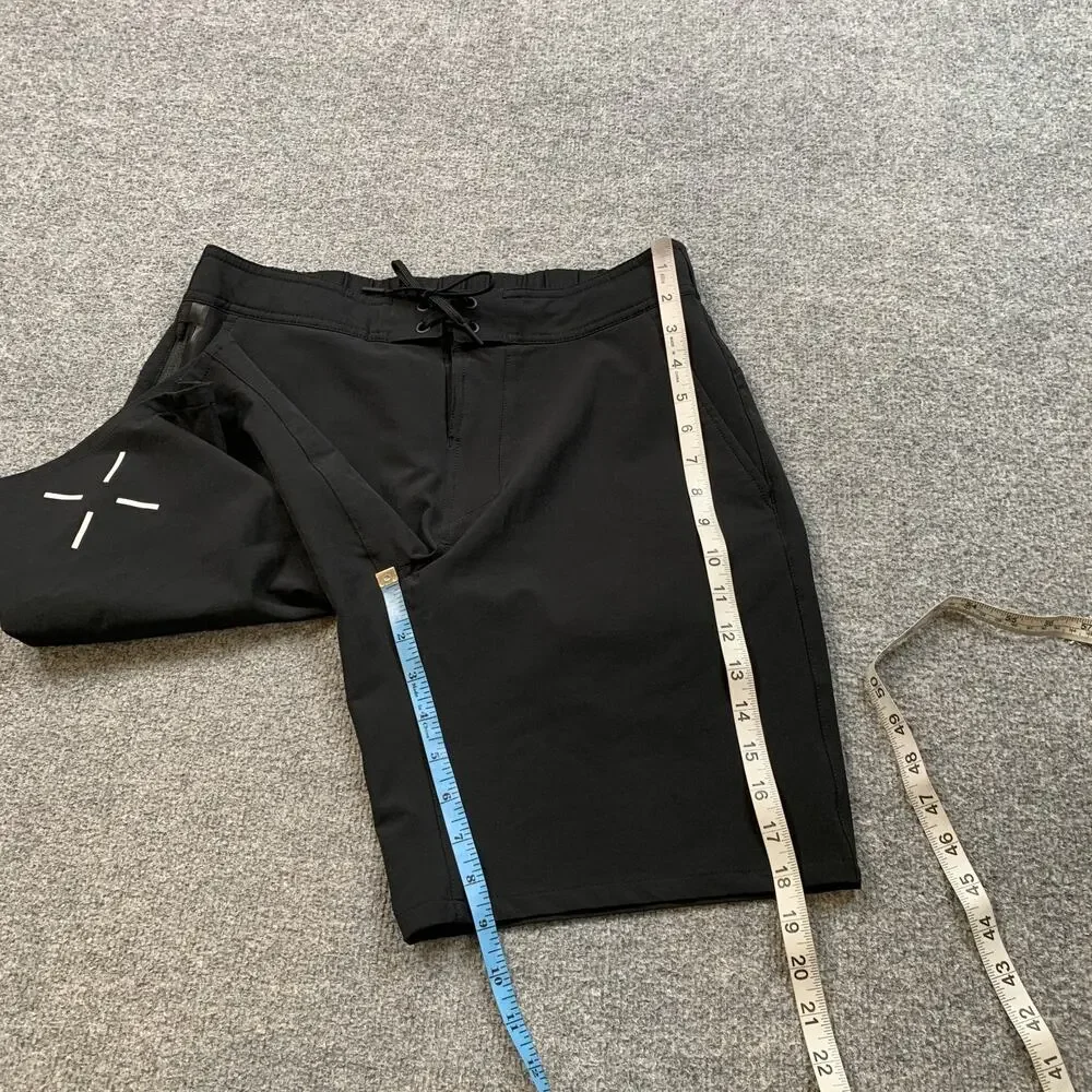 Ten Thousand Shorts Mens S Small Black The Foundation Drawstring Tie Training